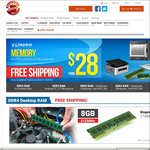Desktop & Laptop RAM Sale: 4GB $28, 8GB $49, NUCs from $299 Shipped @ Shopping Express