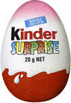 Kinder Surprise 20g Eggs Pink $0.99 @ Big W