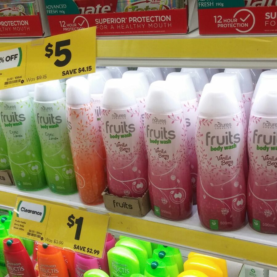 NATURE S ORGANICS Fruit Body Wash 1 From 3 99 At Woolworths Double NATURE S ORGANICS Fruit Body Wash 1 From 3 99 At Woolworths Double