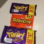 Imported English Chocolate 4 Packs for $3 at The Reject Shop