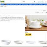 IKEA Optast Dinner Bowls and Plates $0.89 ($0.85 at Perth & Adelaide) a Piece (Made in France)
