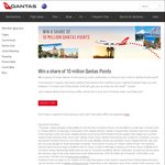 Win a Share of 10 Million Qantas Points