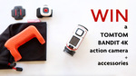 Win a TomTom Bandit 4K Action Camera Premium Pack Worth $695 & Accessories from Hook Media 