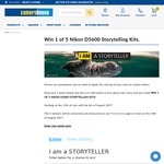 Win 1 of 5 Nikon D5600 Storytelling Kits Worth $1,599 from Camera House