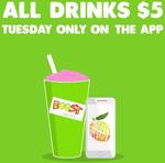 All Boost Juices $5 Via The App Today Only
