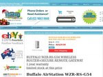 Buffalo WZR-RS-G54 Wireless Router - $29 free shipping