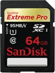 Sandisk Extreme Pro 64GB 95MB/S SD Memory Card $59 (Was $149) @ The Good Guys C&C