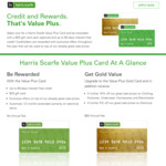 Harris Scarfe Value Plus Card $25 Gift Card with No Annual Fee