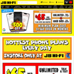 JB-Hifi Telstra $45 Per Per Month and 50GB Data for 12 Months and $200 gift card from JB-Hifi