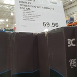 [VIC] Dimplex Tower Fan with Remote for $59.96 @ Costco Ringwood (Membership Required)