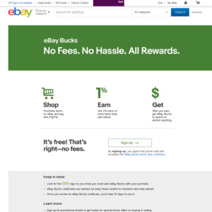 Ebay Bucks Sign Up To Receive 10 Usd Voucher Ebay Us Ozbargain - 