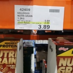 Kelloggs Nutri-Grain 1.2kg $3.89 ($0.32/100g) @ Costco (Membership Required)