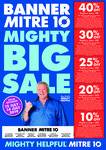 [SA] Weekend Sale - 40% off $50, 30% off $100, 25% off $150, 20% off $200, 10% off $300 @ Banner Mitre 10 