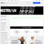 [eBay Plus] Pop up Sale up to 80% on Fashion and More @ Pedestrian.TV eBay 
