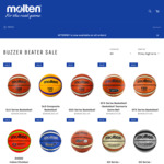 Minimum of 25% off a Wide Range of Basketballs @ Molten