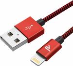 RAMPOW [MFi Certified] iPhone Cable (1m) Braided Lightning $6.99 + Shipping ($0 /w Prime or $39 spend) @ Rampow Amazon AU