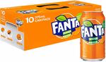 Fanta or Coke No Sugar Multipack Cans (10x375ml) $5.53 (Min Qty 2) Delivered (via Subscribe & Save) @ Amazon AU