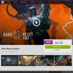 [PC] DRM-free - Hard Reset Redux - $2.29 AUD (normal price on Steam: $28.95) - GOG
