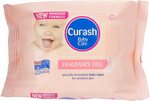 Curash Fragrance Free - 20 Baby Wipes Travel PK $1.99 + Delivery ($0 with Prime/$39 Spend) @ Amazon AU