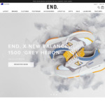 Free Shipping Worldwide If Spend Over $90 @ End Clothing