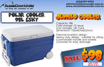 Polar Cooler 98L Esky - Cooler Box - ICE Box, Now On SALE $98 - 50% OFF- R.R.P $199 