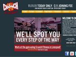 Crunch Gym Chatswood & Liverpool- $11 today save $88 on Joining Fee - Today Only