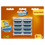 Gillette Fusion Shaving Blades - 8 Pack Refill Cartridges $24.85 @ Coles