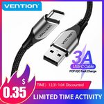 Vention USB To USB Type-C Cable 0.5m US$0.63 (~A$0.82) Delivered @ Vention Official Store AliExpress