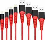 Boreguse iPhone Charge Cable 4 Pack, MFi Certified 2x3ft 2x6ft $15.02 + Shipping ($0 with Prime /$39 Spend) @ Boreguse Amazon AU