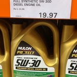 [VIC] Nulon Full Synthetic 5w30 Diesel Engine Oil 5l $19.97 @ Costco (Membership Required)