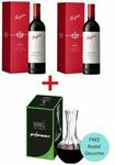 Penfolds Bin 704, Bin 600, Riedel Decanter $210 + $7 Shipping @ Qantas Wine