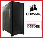 [eBay Plus] Corsair 4000D Tempered Glass Black Mid Tower ATX Case $62.1, MSI Forge 100R $62.1 + Delivery ($0 VIC C&C) @ M eStore