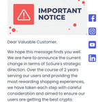 Fee-Free Cryptocurrency Payouts / Wallet Withdrawals until 4 July @ Sosure App Closure