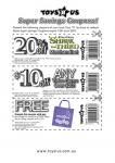 Toys "R" Us Coupons - 20% Off Shrek, $10 off Games and Free Smart Bag