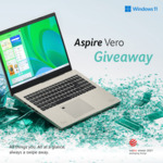 Win an Acer Aspire Vero Laptop Worth $999 from Acer