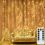 Curtain String Light 8 Modes $14.90 + Delivery ($0 with Prime/ $39 Spend) @ Findyouled Amazon AU