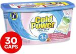 30pk Cold Power 3 in 1 Sensitive Laundry Detergent Dual Capsules $10 + Delivery ($0 with Club Catch) @ Catch