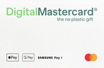 Digital Mastercard Gift Card with No Extra Fees @ Card.gift (The Card Network)
