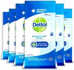 Dettol Antibacterial Disinfectant Wipes (6x120) $30.00 ($27.00 S&S) + Delivery ($0 with Prime/ $39 Spend) @ Amazon AU