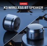 Lenovo Thinkplus K3 Bluetooth 5.0 Speaker US$9.60 (~A$13.93) Delivered @ Kechuangrui Global AliExpress