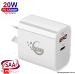 BDI 2x 20W PD Quick Charger AU Plug with USB-C and USB-A SAA Approved $11.96 ($5.98 Ea) + Delivery @ Shopping Square