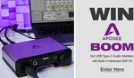 Win a Apogee BOOM USB 2 in 2 out Audio Interface from Store DJ