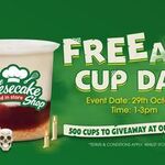 Free Dessert Cup to First 500 People from 1pm to 3pm, 29 Oct @ The Cheesecake Shop (Selected Locations)