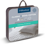 25% off Wool Cotton Mattress Protectors from $104.25 to $156.75 + $9.95 Delivery ($0 with $149 Order) @ Woolstar