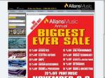 Allans Music sale Nov 8-9