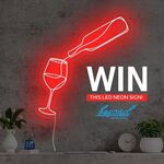 Win a Red Wine Glass LED Neon Sign (Worth $425) from Beyond Neon Signs