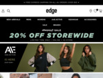 20% off Sitewide + $10 Delivery ($0 with $50+ Order) @ Edge Clothing