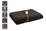Ovela Plush Electric Heated Throw Blanket (Dark Chocolate, 200cm x 180cm) $49.99 + Shipping ($0 with Kogan First) @ Kogan