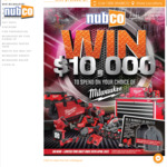 Win $10,000 to Spend on Milwaukee Gear at Nubco