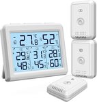 ORIA Indoor Outdoor Thermometer with 3 Wireless Sensors $25.49 + Delivery ($0 with Prime/ $39 Spend) @ ORIA AU Amazon AU